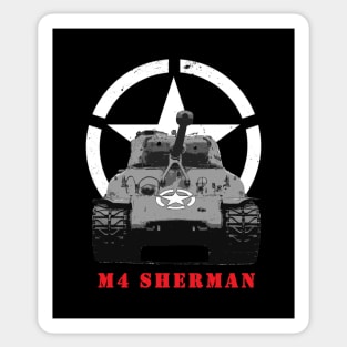 World War II M4 Sherman Tank Sticker